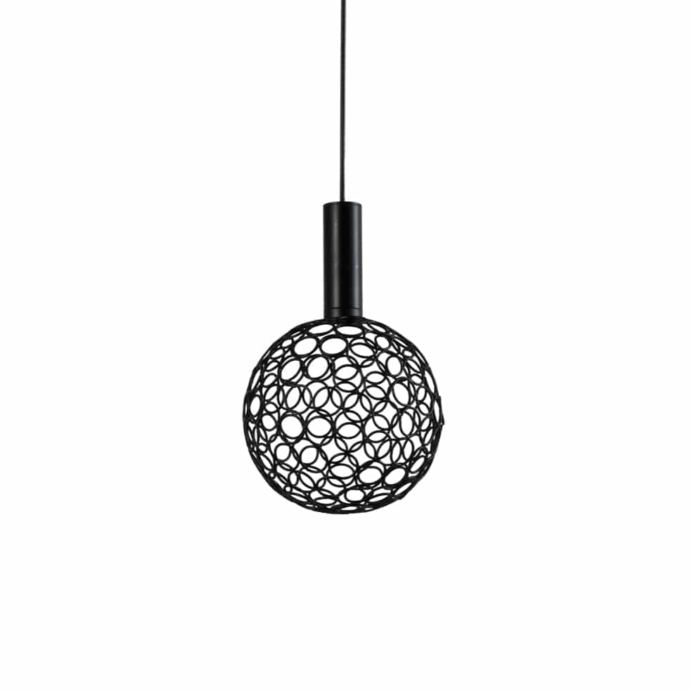 The Lighting Club pendant light Small / Black Glowtide Orb Metal LED Pendant in Large | Medium | Small