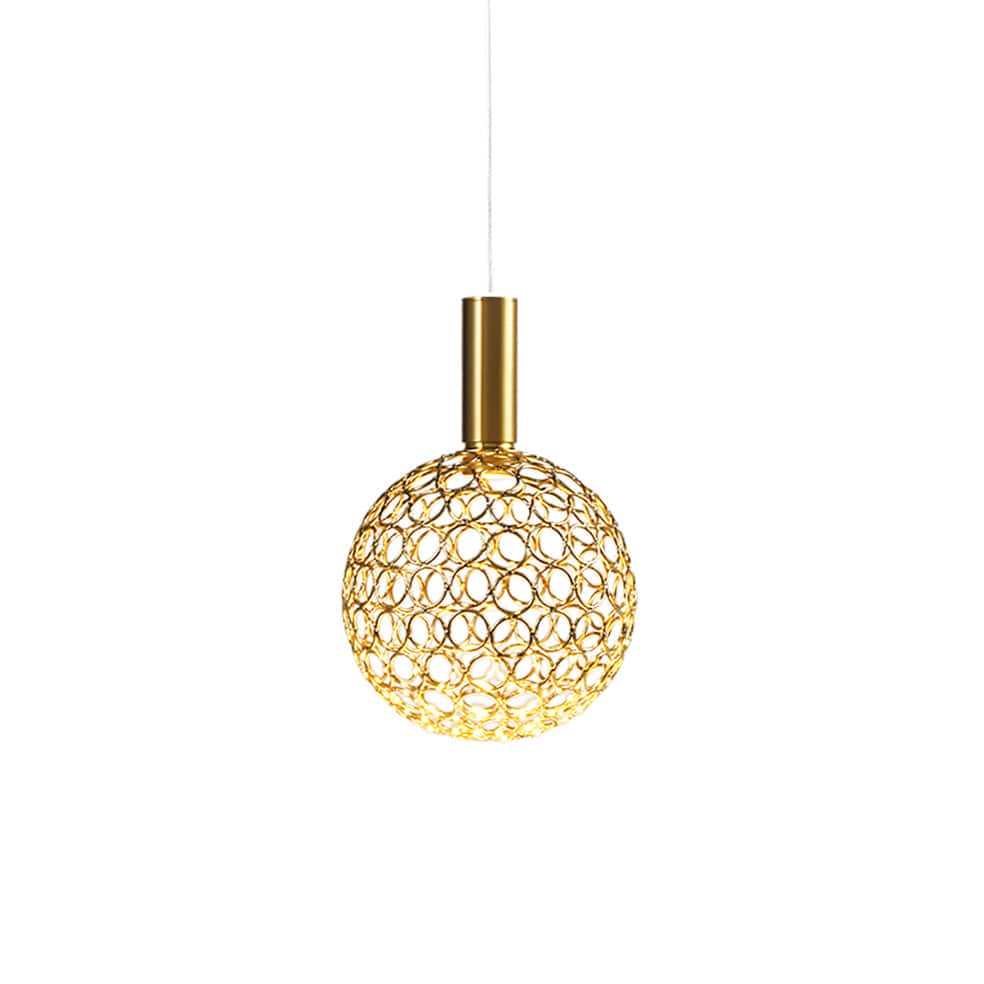 The Lighting Club pendant light Small / Gold Glowtide Orb Metal LED Pendant in Large | Medium | Small