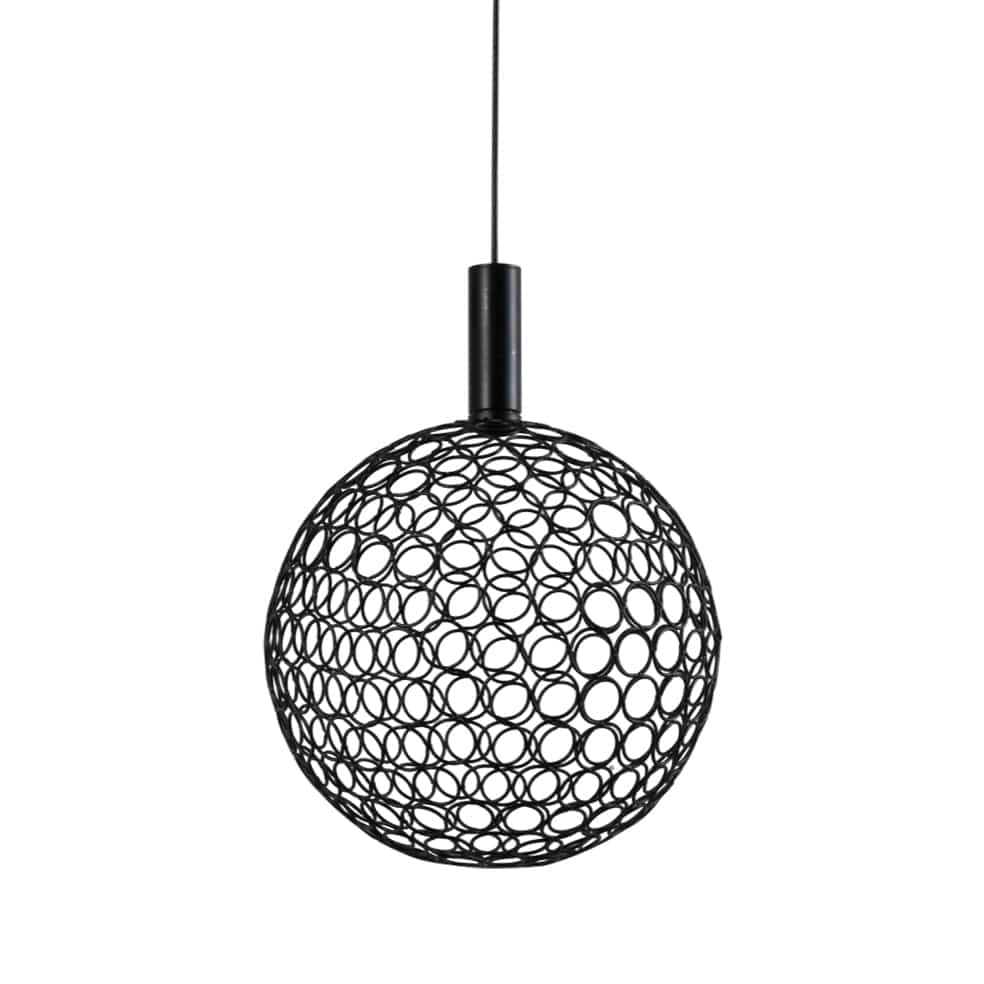 The Lighting Club pendant light Large / Black Glowtide Orb Metal LED Pendant in Large | Medium | Small