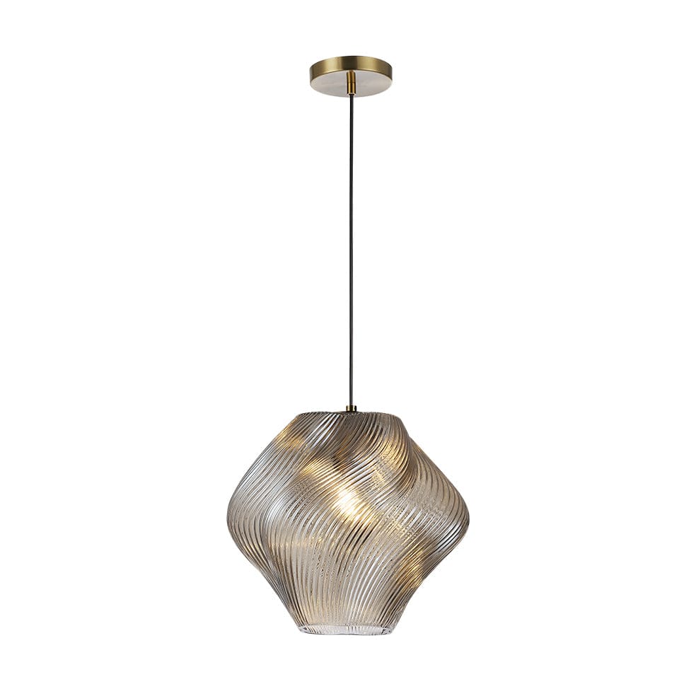 The Lighting Club pendant light Gelato Glass Pendant Light Small and Large in Amber | Smoke | Ice