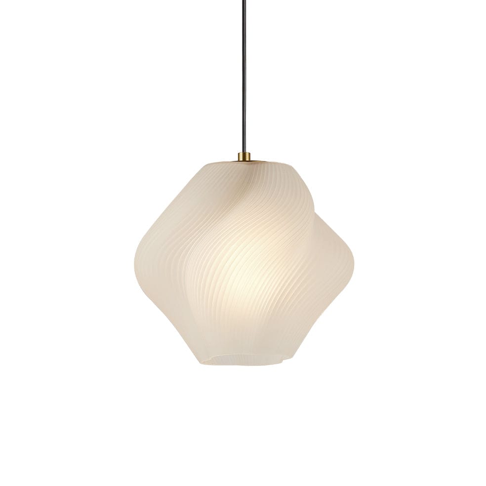 The Lighting Club pendant light Small / Ice Gelato Glass Pendant Light Small and Large in Amber | Smoke | Ice