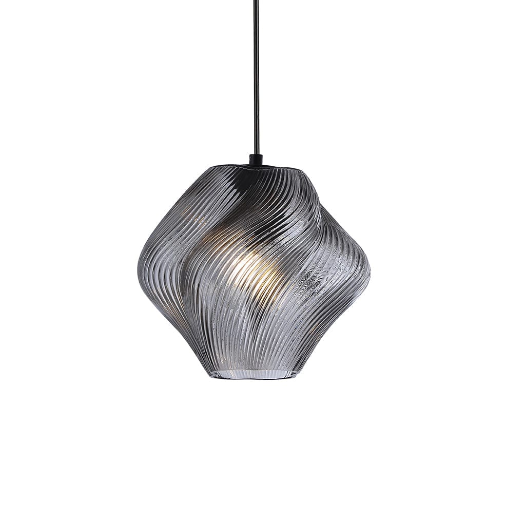 The Lighting Club pendant light Small / Smoke Gelato Glass Pendant Light Small and Large in Amber | Smoke | Ice