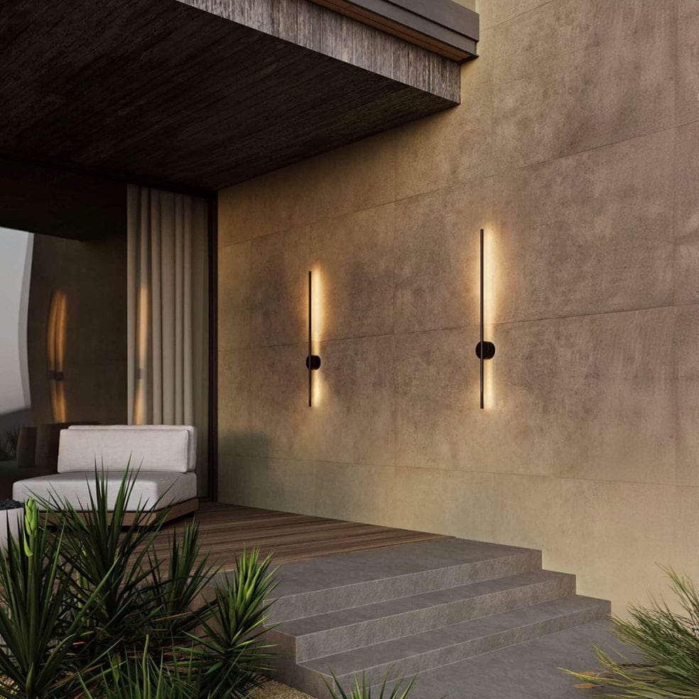 The Lighting Club Wall light Lines LED Outdoor or Bathroom Aluminium Wall Light Black | White