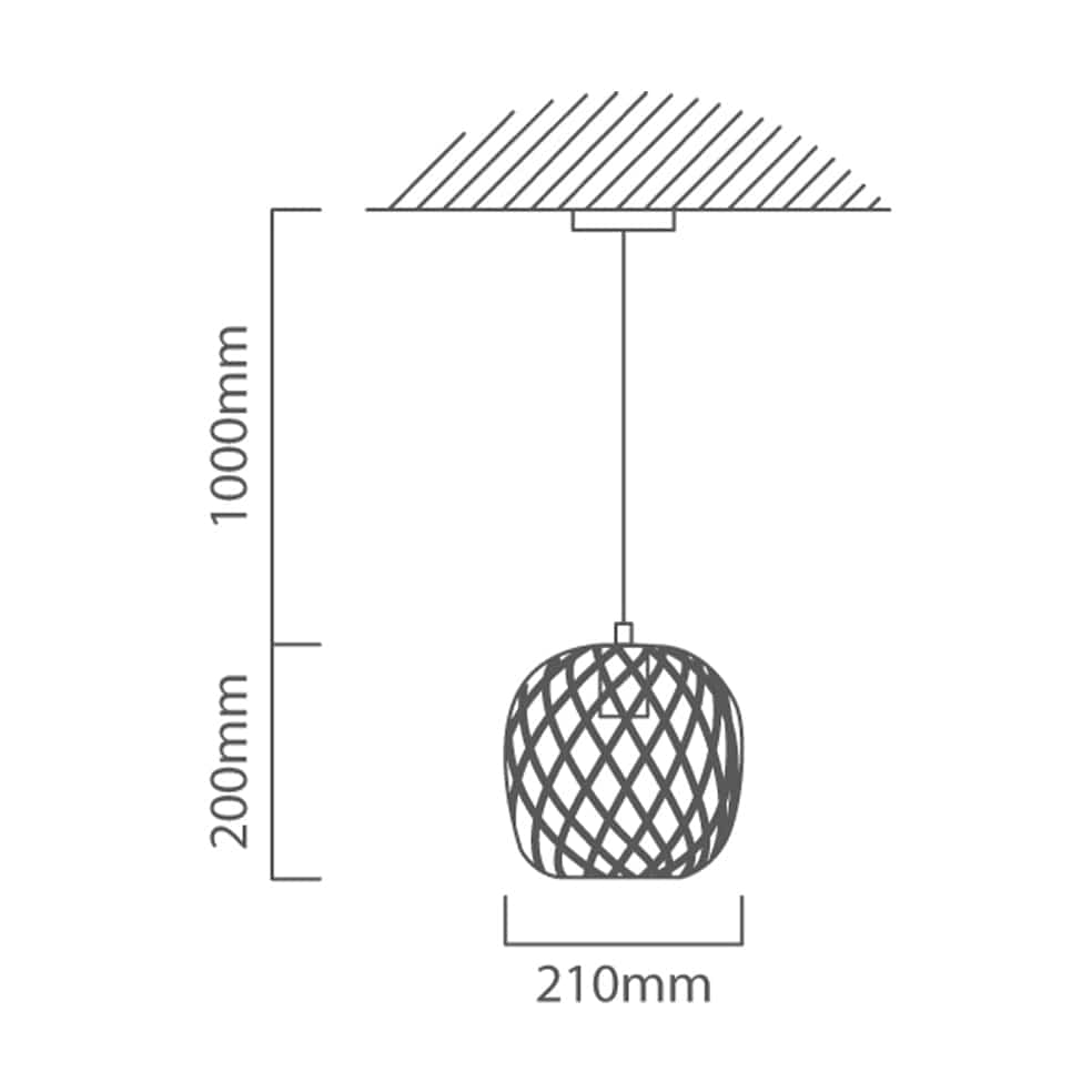 The Lighting Club Pendant Lights Noir Elegance Metal Pendant Light