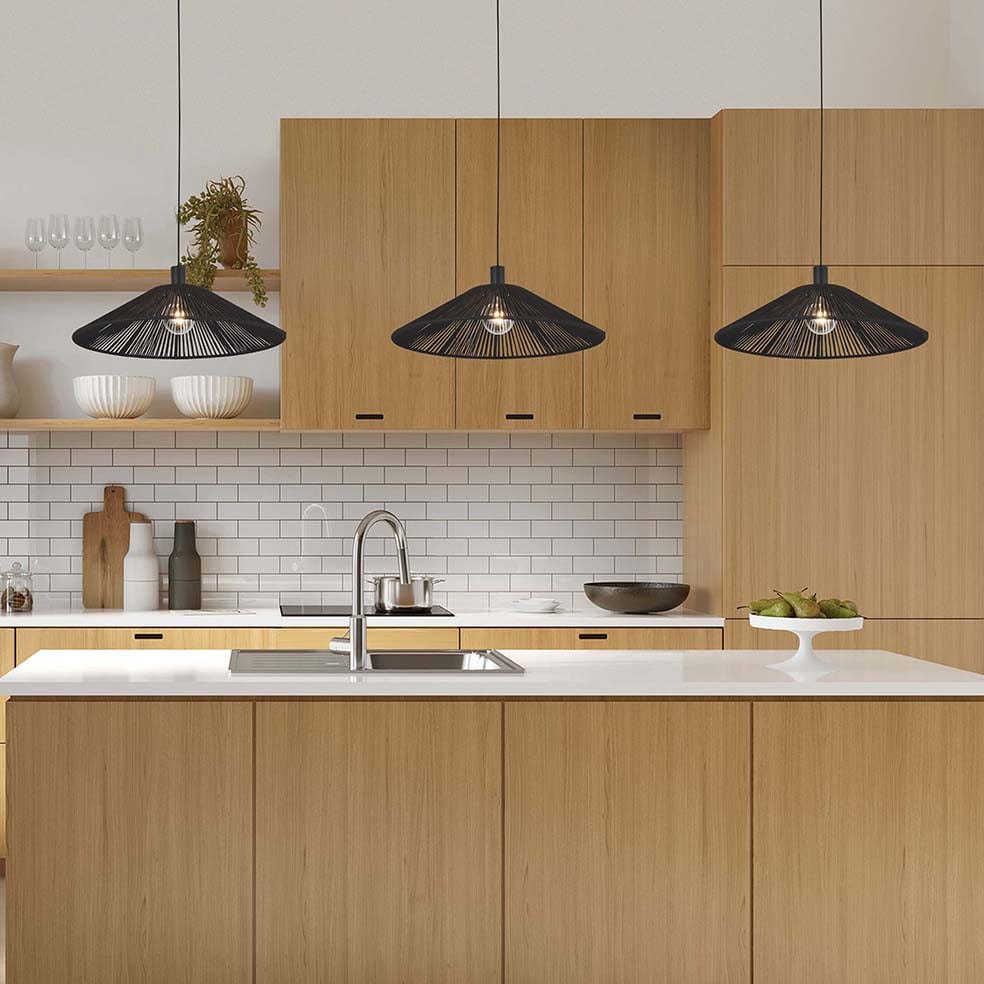 The Lighting Club Pendant Lights Yuri Rope Pendant Light Black | Brown