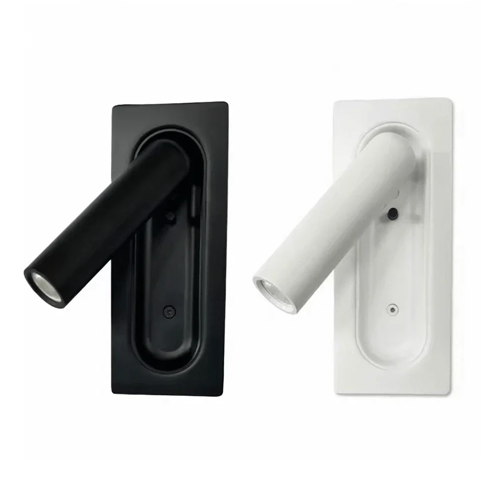 The Lighting Club Wall light Recessed Reading Wall Light | White, Black, Gold or Antique Brass