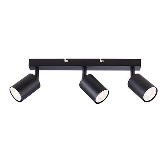 The Lighting Club Ceiling Light Urban Trio 3 Light Ceiling Fitting – Black