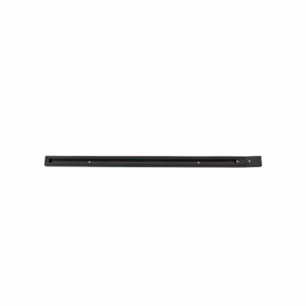The Lighting Club Track Lighting rail 1 meter Glide Aluminium Track Lighting System in Black