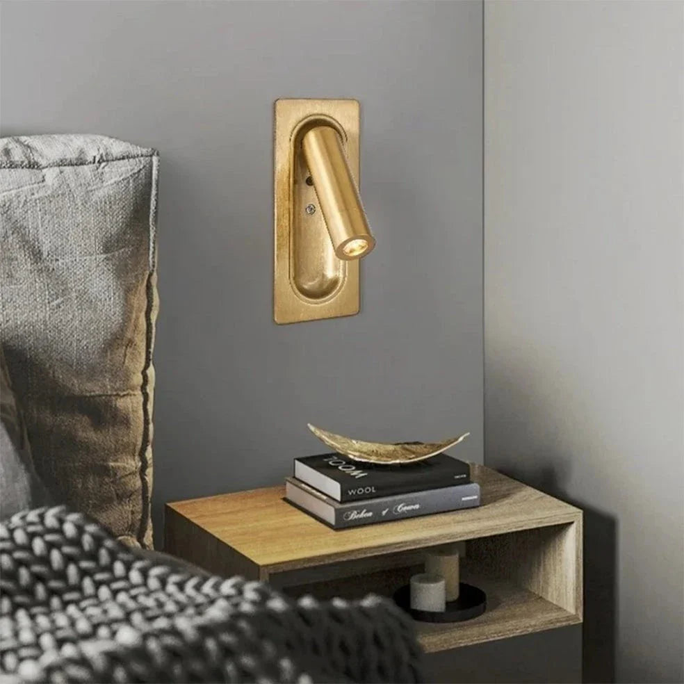 The Lighting Club Wall light Recessed Reading Wall Light | White, Black, Gold or Antique Brass
