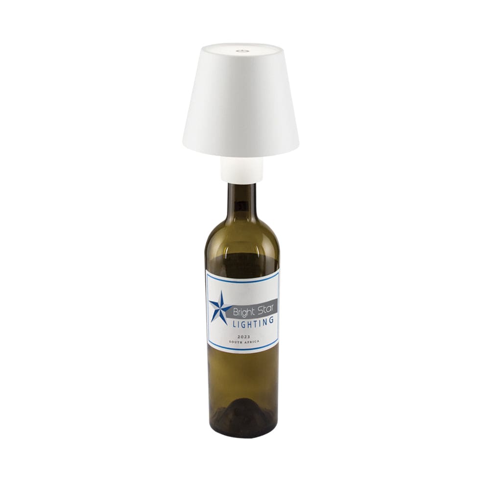 The Lighting Club Lighting Corky Rechargeable LED Metal Lamp Black | White
