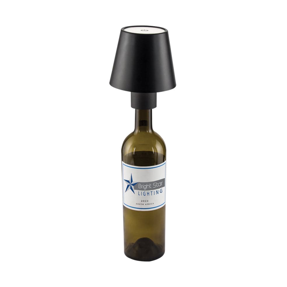 The Lighting Club Lighting Corky Rechargeable LED Metal Lamp Black | White
