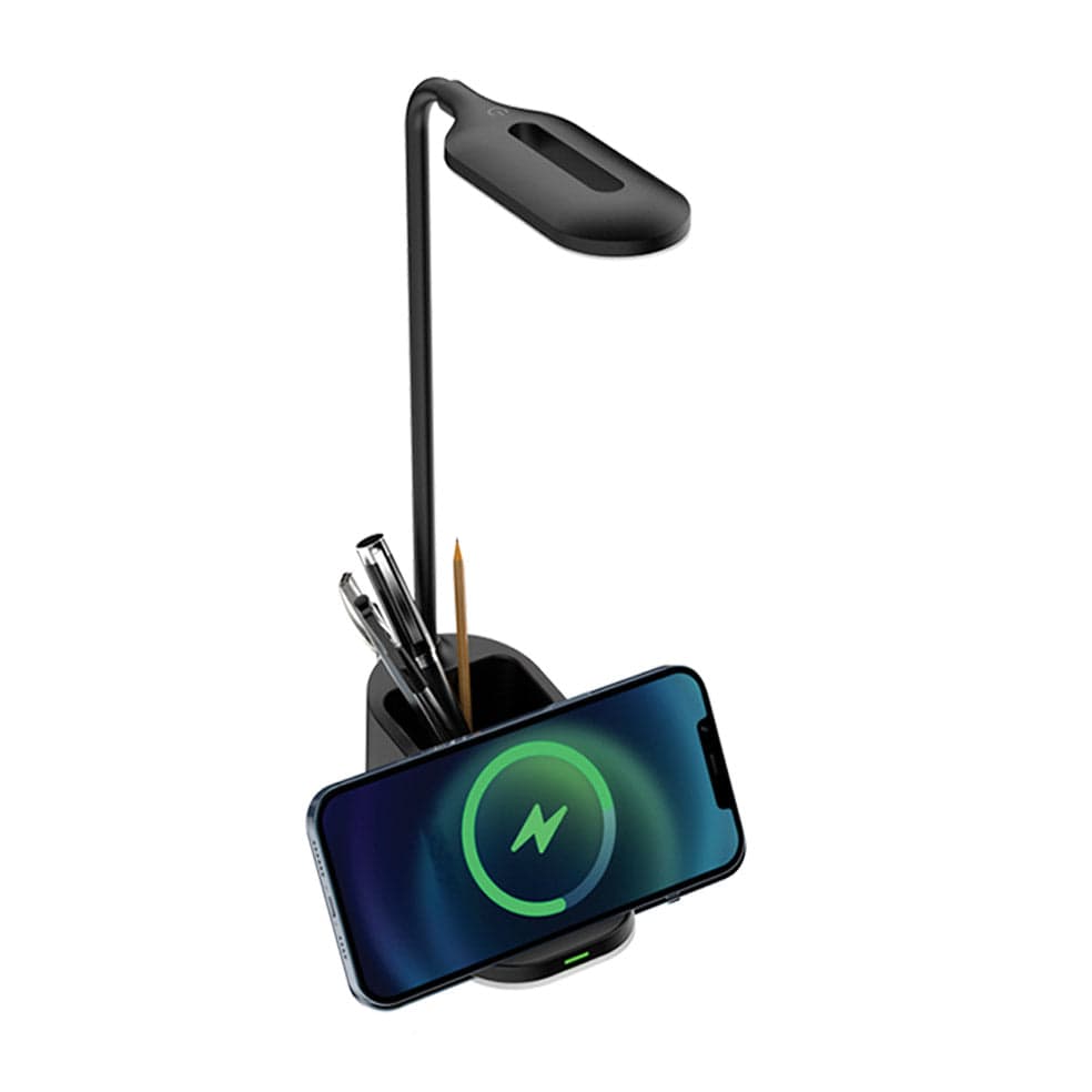 The Lighting Club Table Lamp Julie Rechargeable LED Table Lamp with Wireless Phone Charger Black | White