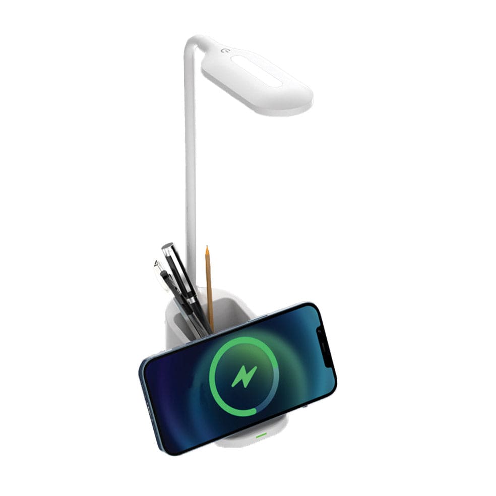 The Lighting Club Table Lamp Julie Rechargeable LED Table Lamp with Wireless Phone Charger Black | White
