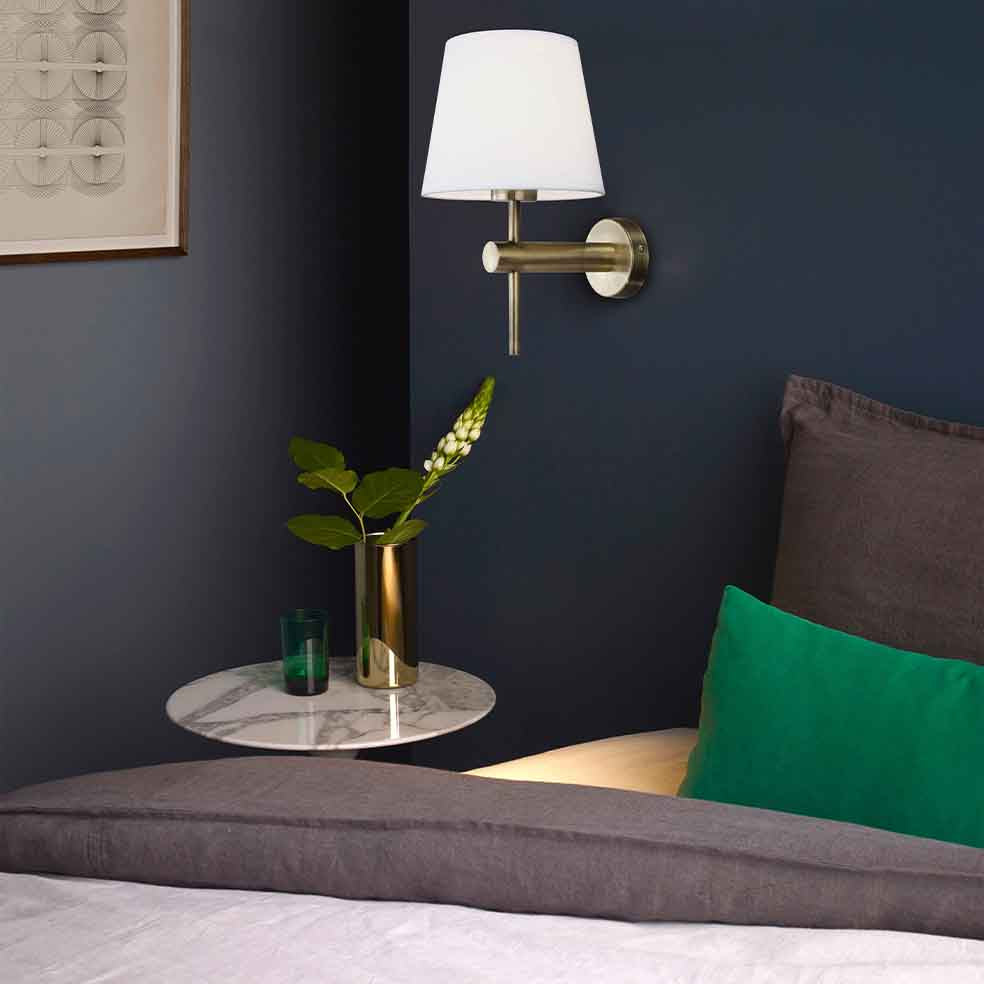 The Lighting Club Wall light Armin Black, Satin or Antique Wall Light