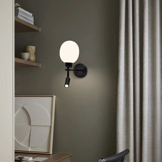 The Lighting Club Wall light Elle Reading Wall Light | Black, Satin or Antique