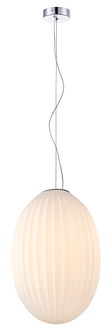 The Lighting Club Large / Opal Ovated Glass Pendant