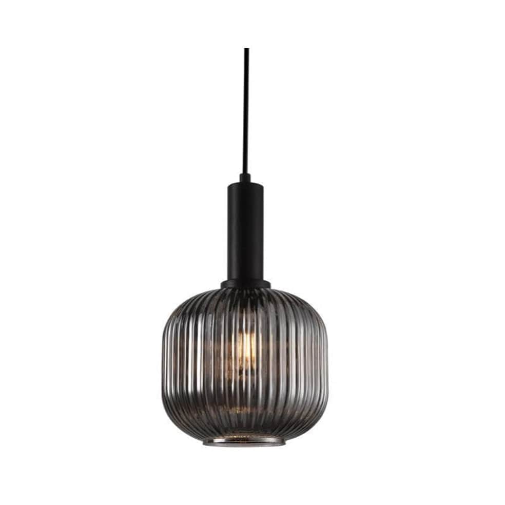 The Lighting Club Pendant Smoke Jackie Cut Glass Pendant Light Black | Amber | Clear A-KLCH-9005/SM