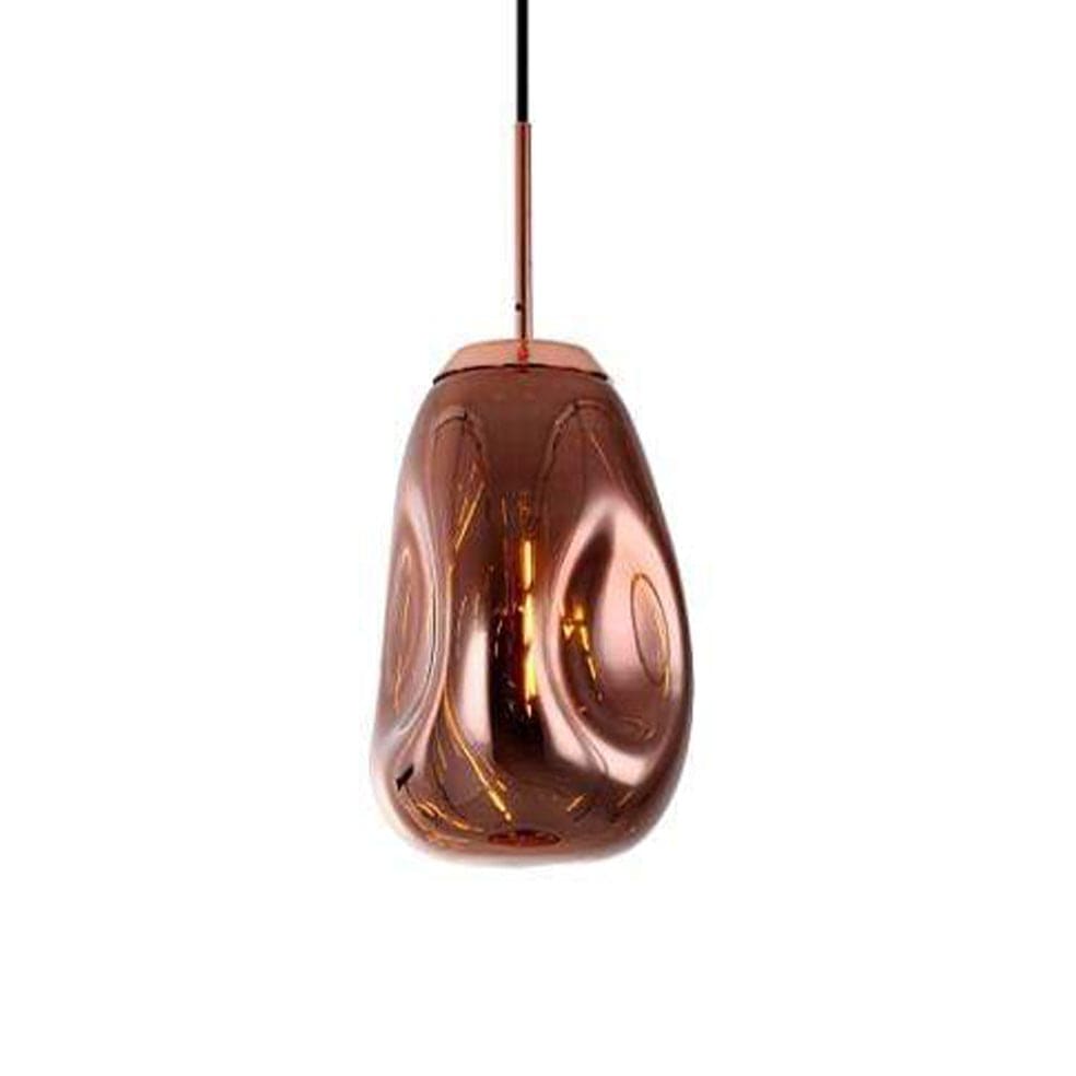 The Lighting Club Copper Morpheus Pendant Light Tall Glass A-KLCH-903/CO