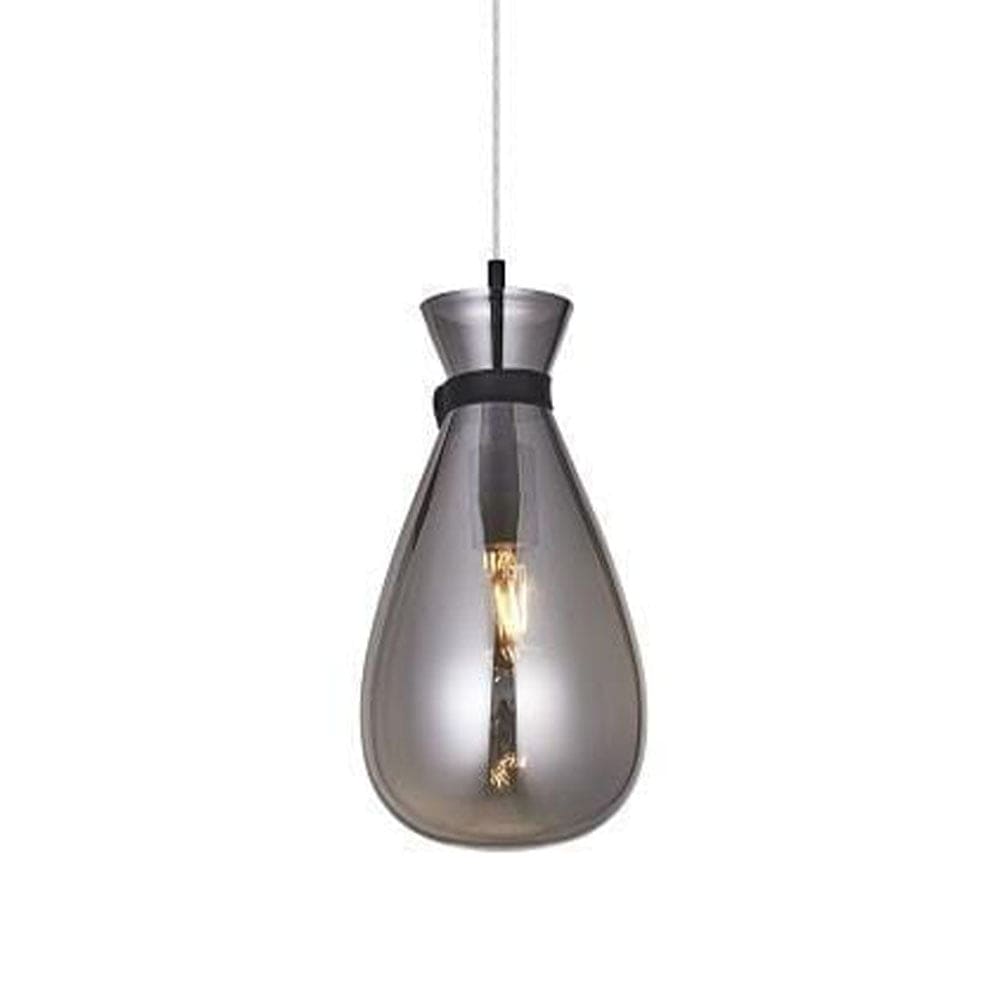 The Lighting Club pendant Smokey Pouch Pendant Light Glass Gold | Black A-KLCH-912/SM