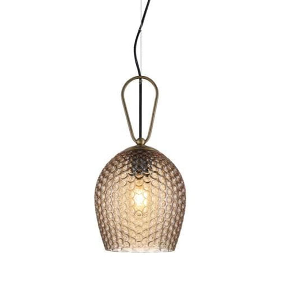 The Lighting Club Amber Cedar Glass Pendant Light Smoke | Clear | Amber A-KLCH-9181/AB