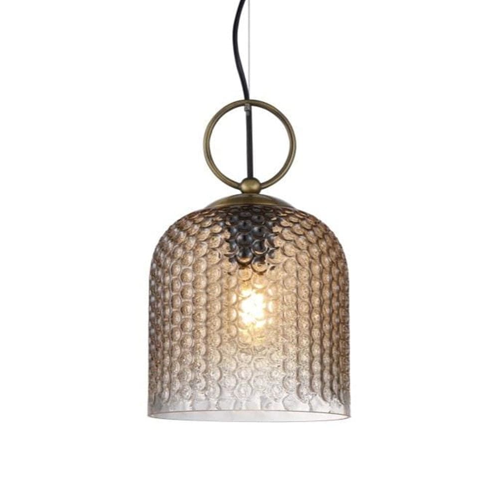 The Lighting Club Amber Chestnut Pendant Light Glass A-KLCH-9182/AB