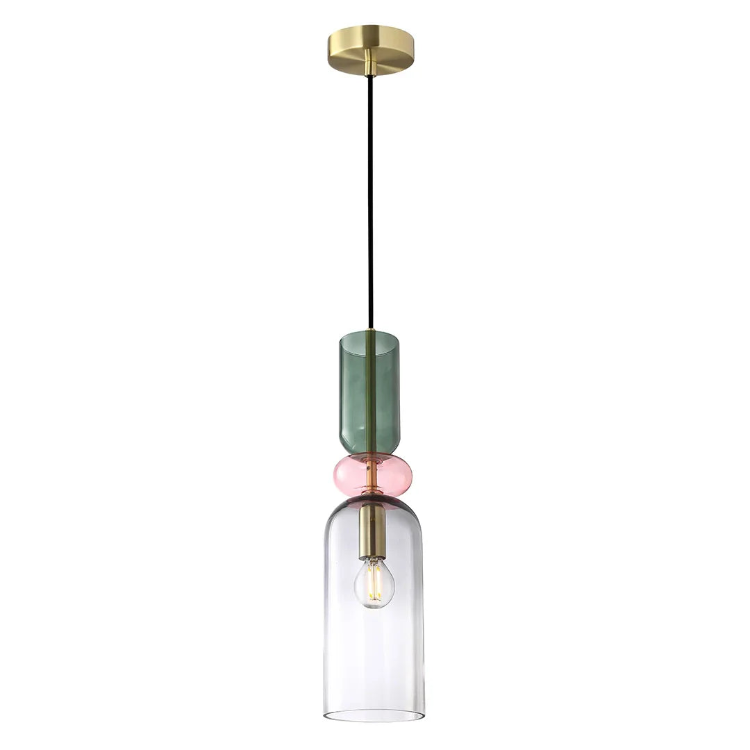 The Lighting Club pendant light Rainbow Glass Pendant Light - Grey Shadow A-KLCH-9281/1D