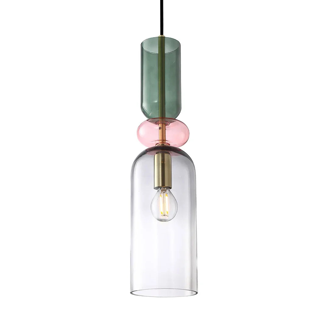 The Lighting Club pendant light Rainbow Glass Pendant Light - Grey Shadow A-KLCH-9281/1D