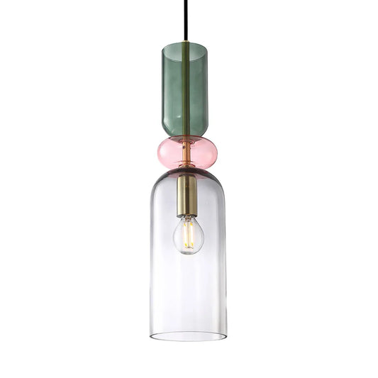 The Lighting Club pendant light Rainbow Glass Pendant Light - Grey Shadow A-KLCH-9281/1D