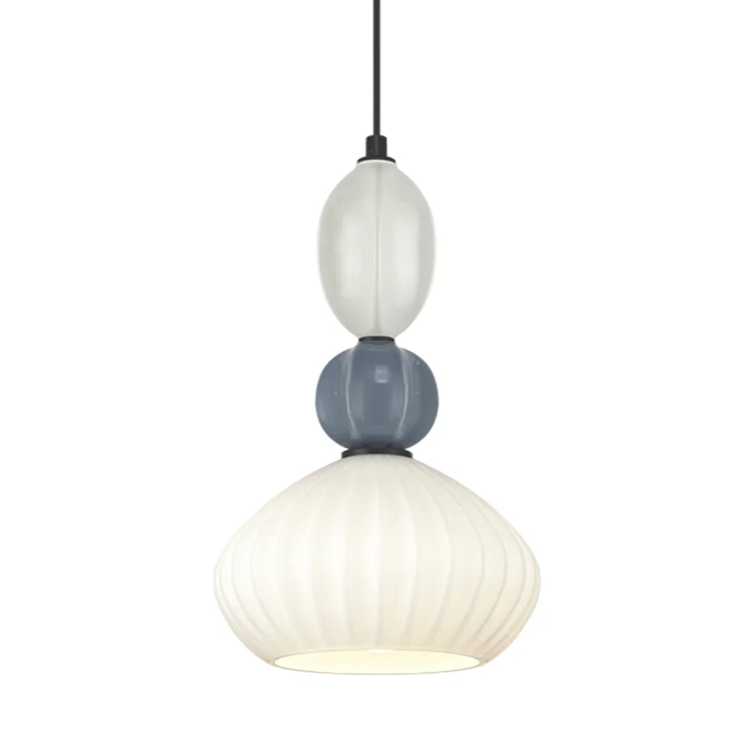 The Lighting Club Pendant Croft Saucer Ceramic Opal Glass Pendant Light A-KLCH-9570/1A