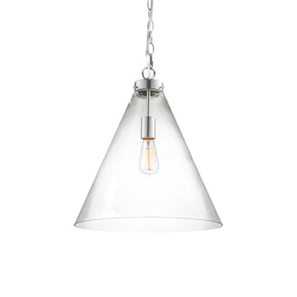 The Lighting Club Pendant Large Cone Glass Pendant | 2 Sizes B-KLCH-2196-1L
