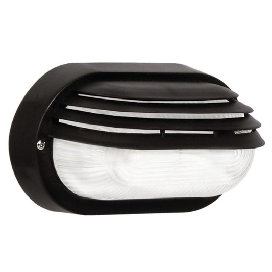 The Lighting Club Outdoor Light Black Riddick Outdoor Bulkhead Light with Clear Glass BH026 BLACK 6007226050578