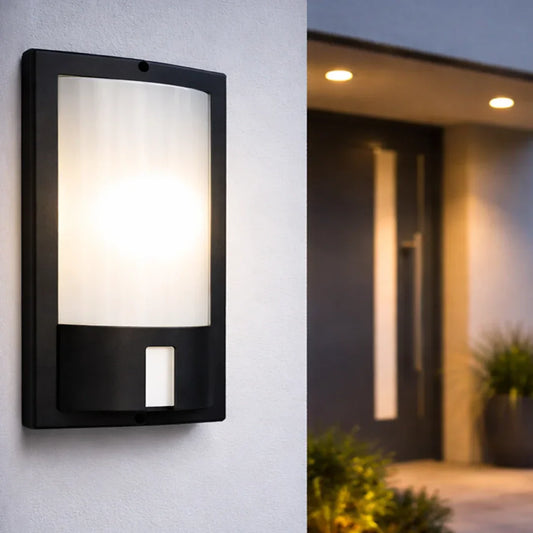 The Lighting Club Wall light Outdoor Bulkhead Wall Light Black | Die-Cast Aluminium | 60W ES BH061 6007226047202
