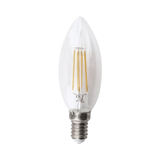Spazio LED Bulbs LED Filament Candle Bulb – E14 (SES) | Warm White BULB LED 130