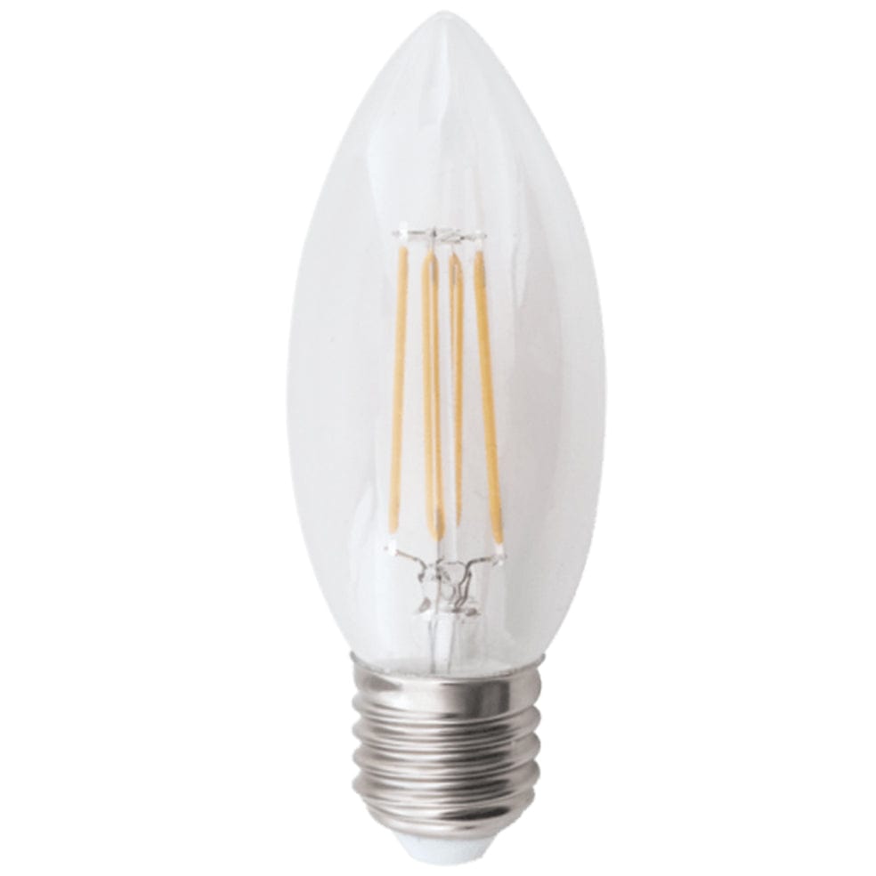 The Lighting Club LED Bulbs E27 Retro Candle LED Filament Globe BULB LED 192 DIMMABL