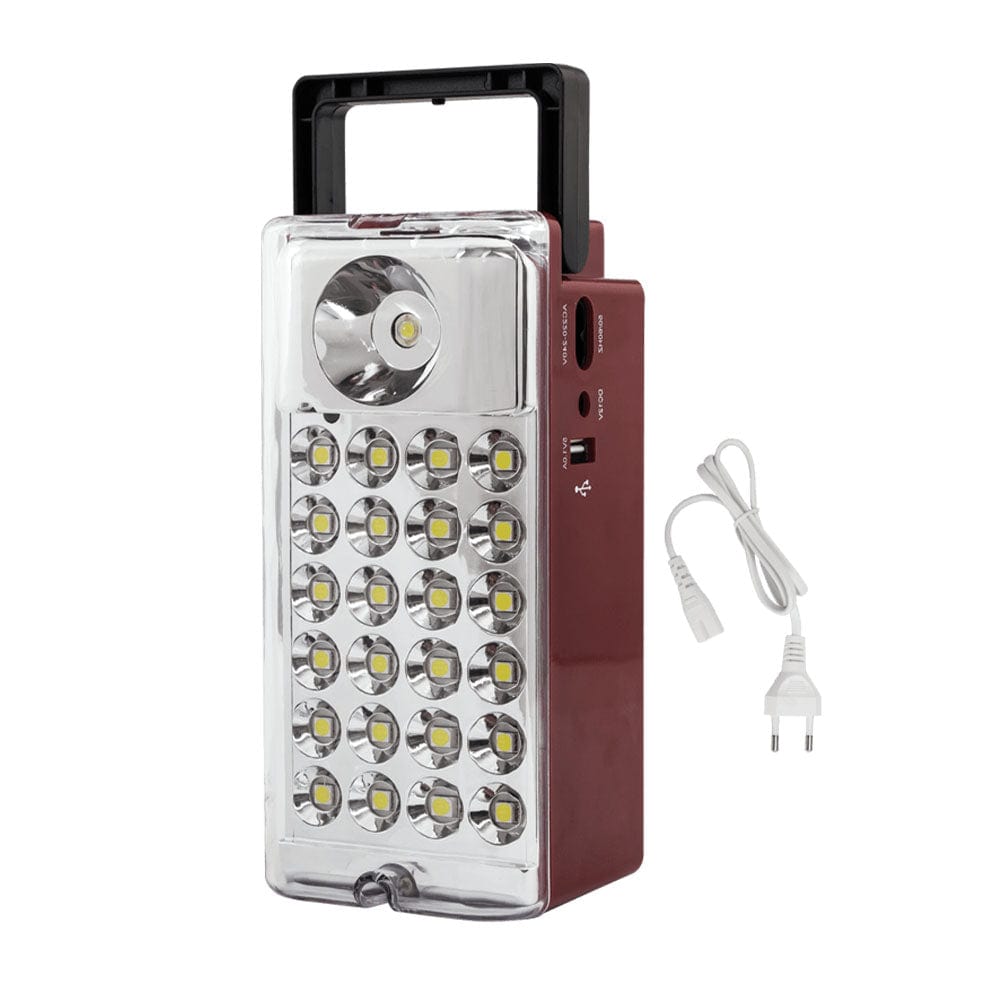 The Lighting Club Lighting Rechargeable Emergency LED Light with Handle | BULB LED 936 6007226082258
