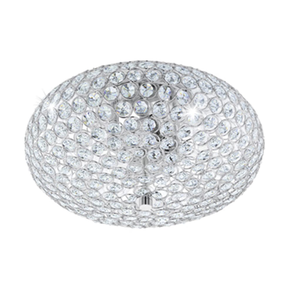 The Lighting Club Ceiling Light Medium Clemente Metal and Crystal Ceiling Light Medium | Large C143 9002759952846