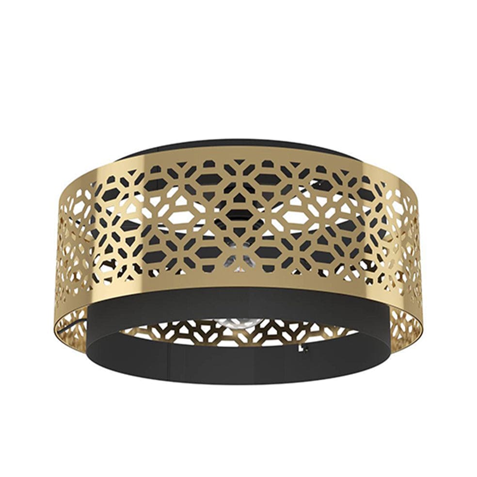 The Lighting Club Ceiling Light Sandbach Metal Ceiling Light Black and Brass C743 9002759439798