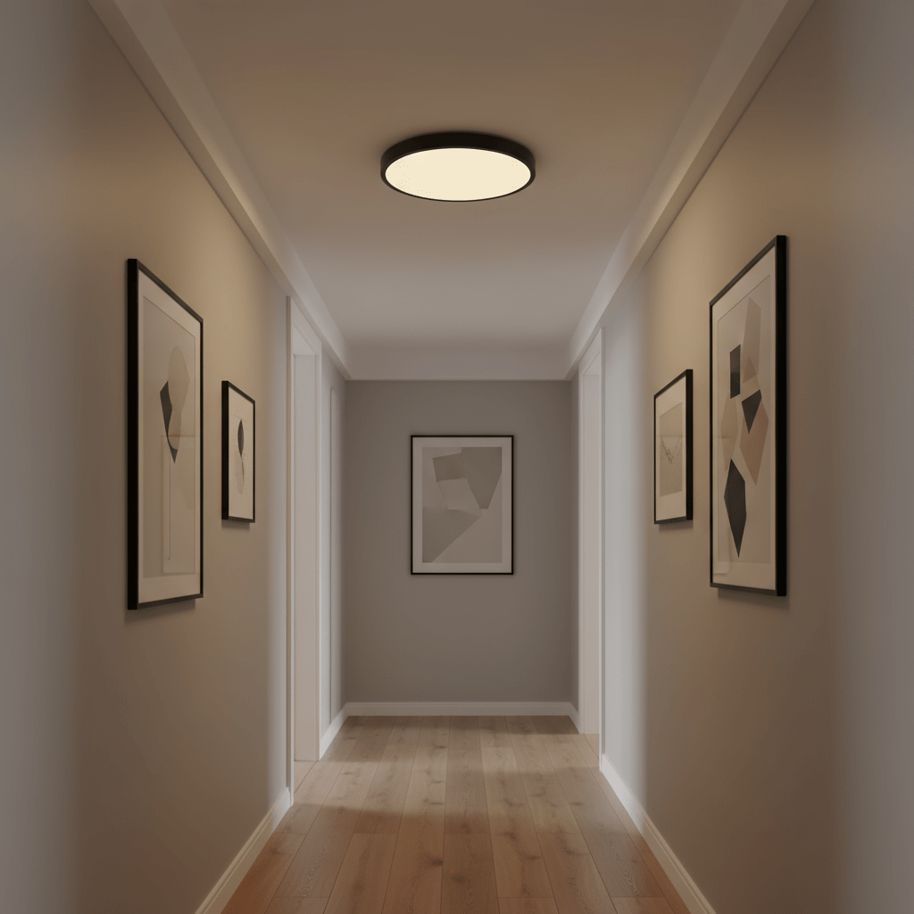 The Lighting Club LED Ceiling Light Plato Premium Black LED Ceiling Light C753 6009551811046