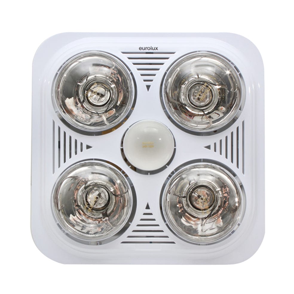 The Lighting Club extractor fan with lights Therma Glow 3-in-1 Bathroom Heater White C86W 6007328016939