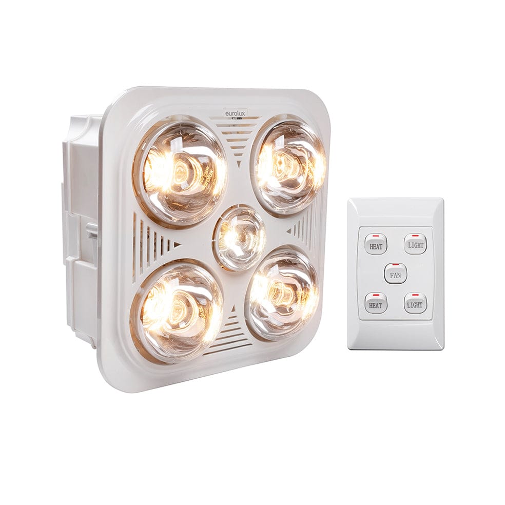 The Lighting Club extractor fan with lights Therma Glow 3-in-1 Bathroom Heater White C86W 6007328016939