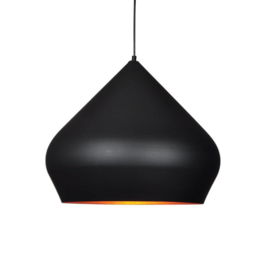 The Lighting Club Black & Gold Aladdin Pendant Light Metal Black | Gold CA-KLCH-1007/BL
