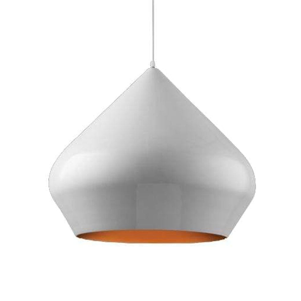 The Lighting Club White & Gold Aladdin Pendant Light Metal Black | Gold CA-KLCH-1007/WH