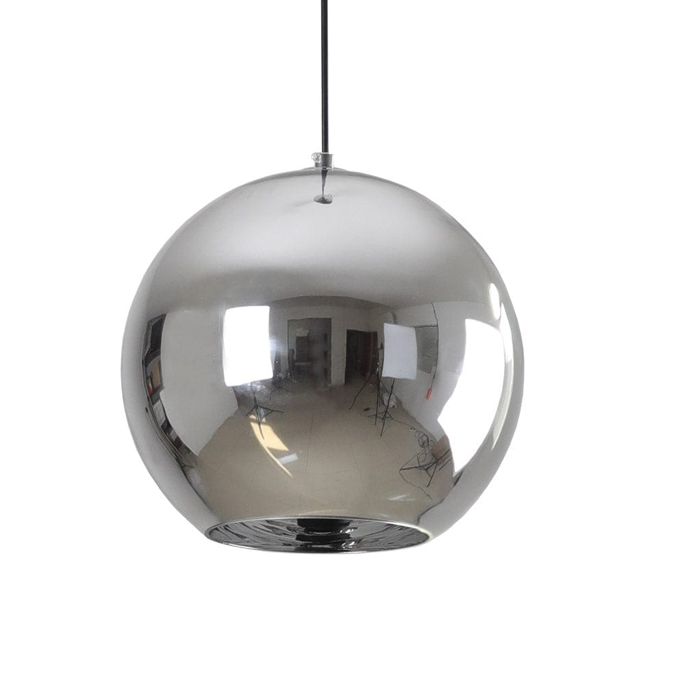 The Lighting Club Pendant Lights Large Sasha Glass pendant Light Chrome Small | Large CA-KLCH-108L/CH
