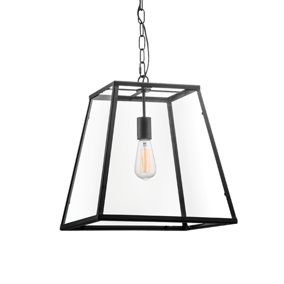 The Lighting Club Large Rustic Square Lantern | 2 Sizes CA-KLCH-1106