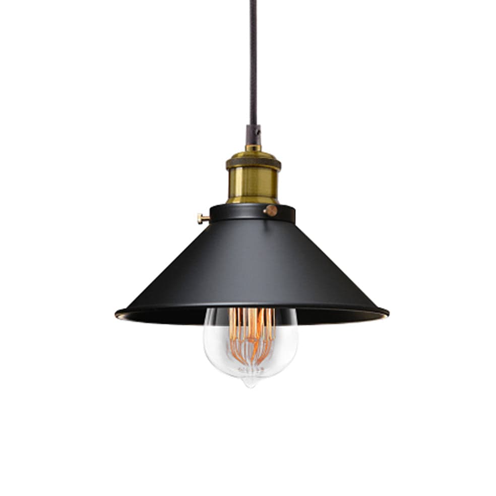 The Lighting Club Pendant Rustic Pendant Metal Black and Brass CA-KLCH-1124/1