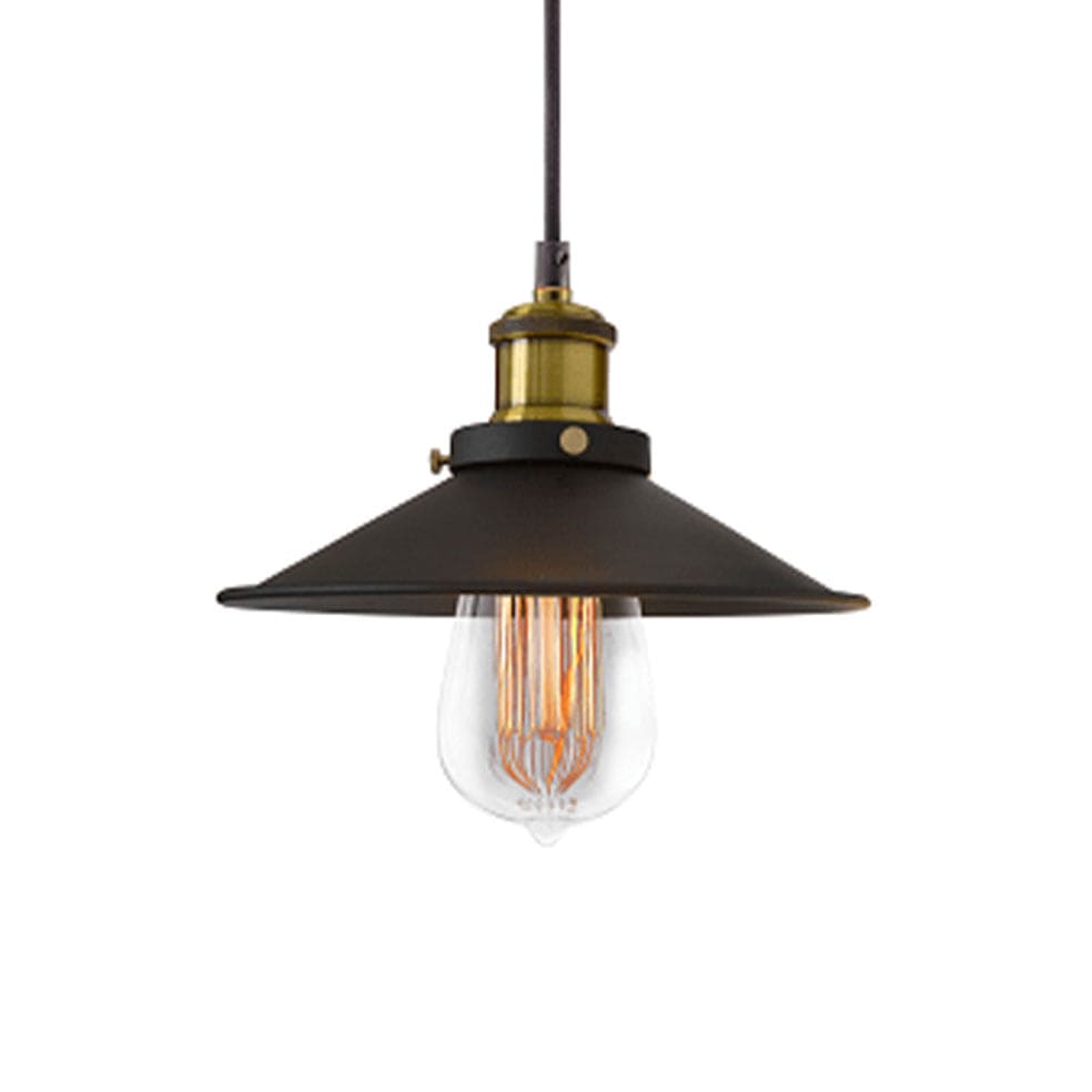 The Lighting Club Pendant Rustic Pendant Light Mini Black and Brass CA-KLCH-1125/1
