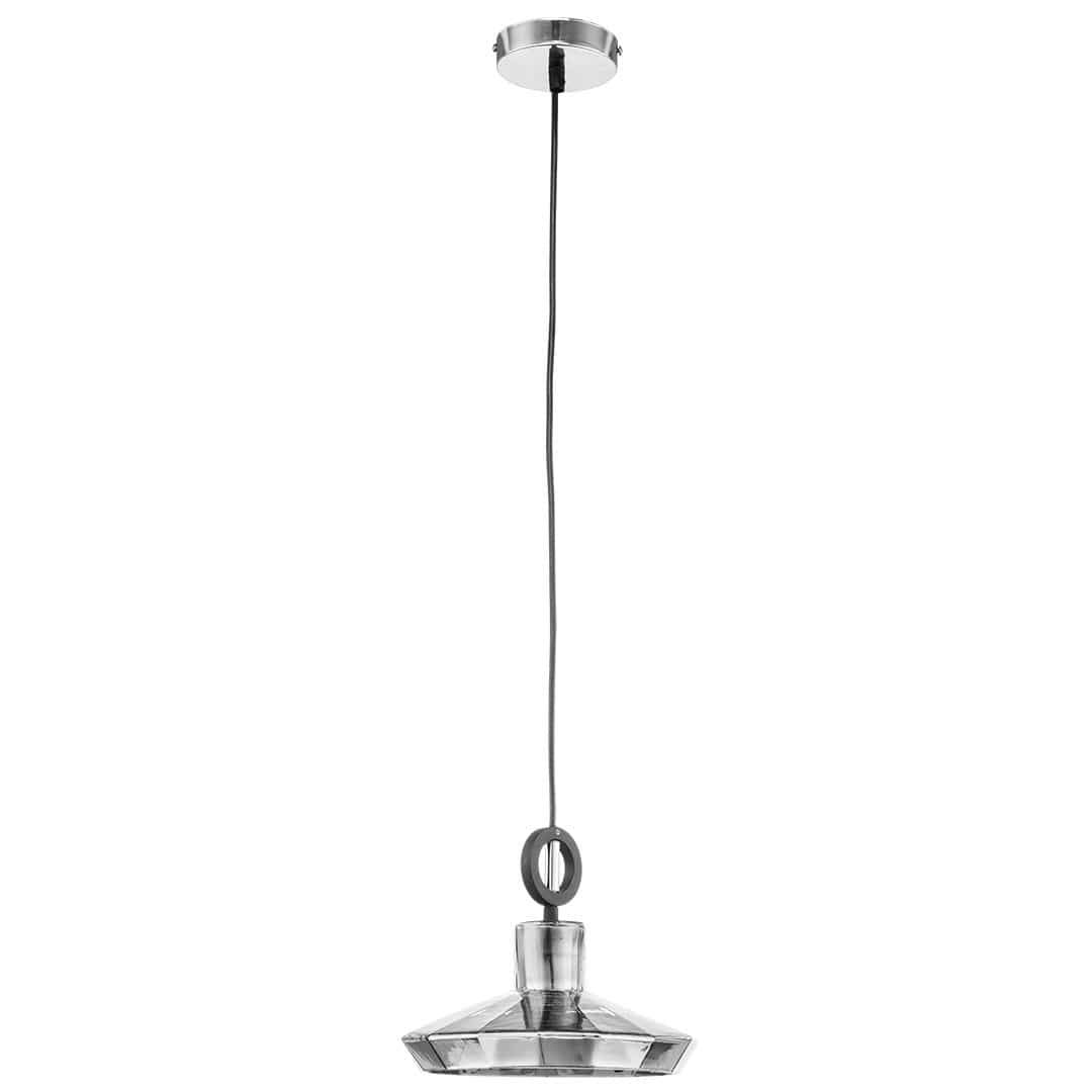 The Lighting Club lighting Chrome Diamond Cut Small Pendant
