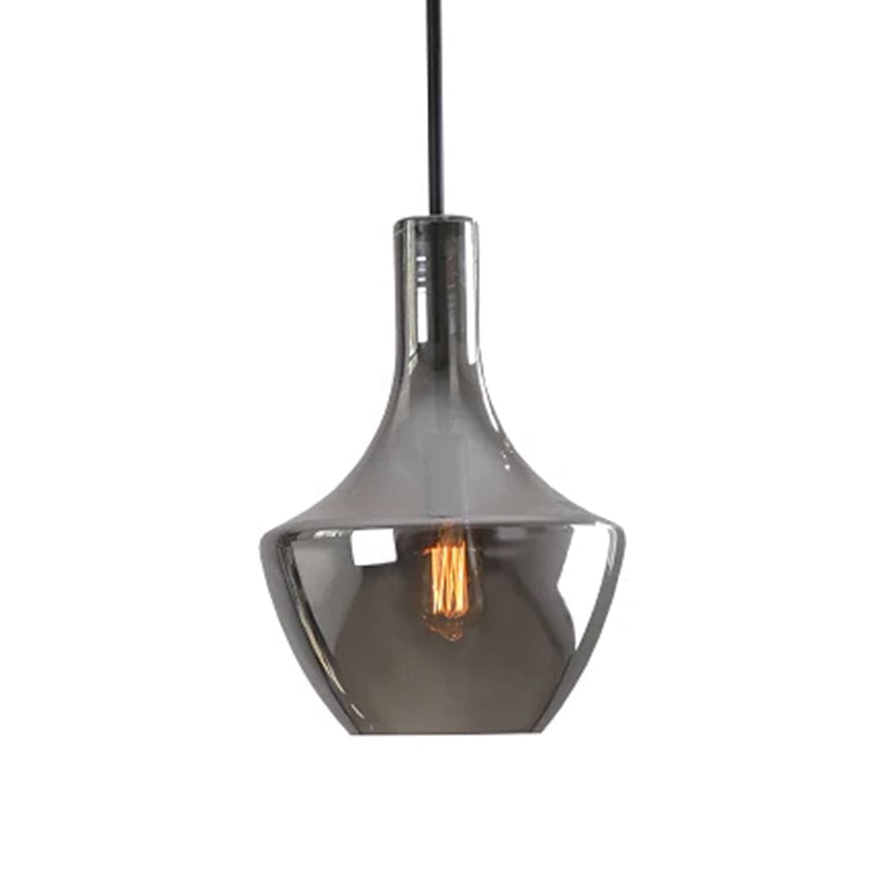 The Lighting Club Lighting Fixtures Small Lilian Glass Pendant Light Smoke CA-KLCH-336S/SM