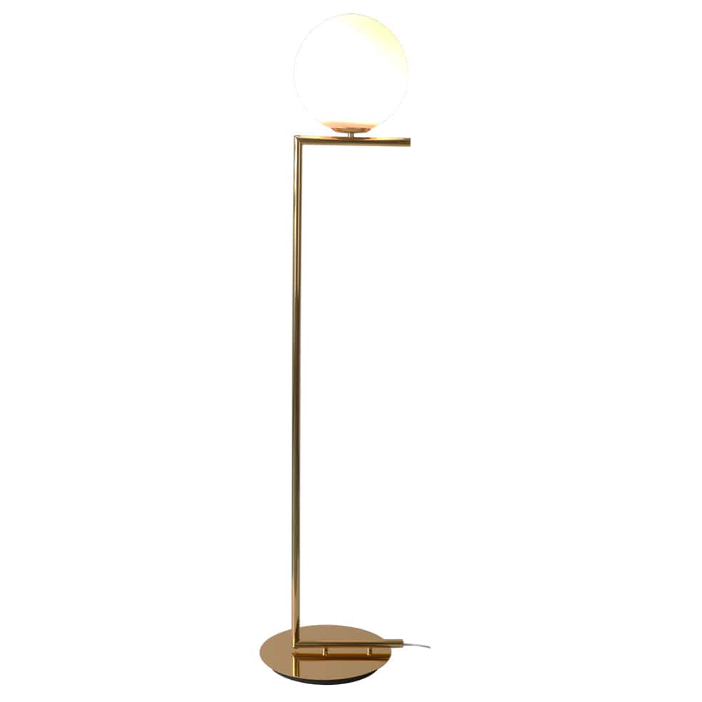 The Lighting Club Floor lamp Shelby Metal Floor Lamp Gold CA-KLT1626/F