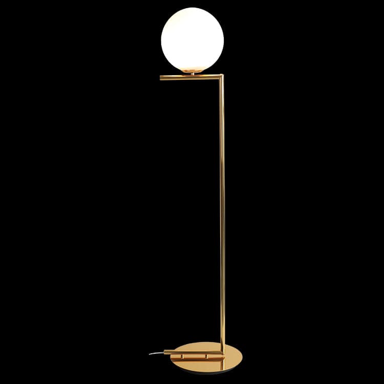 The Lighting Club Floor lamp Shelby Metal Floor Lamp Gold CA-KLT1626/F
